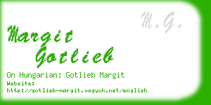 margit gotlieb business card